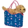 Clearance Douglas Toys Anchor Heart Sassy Sak With Golden Retriever