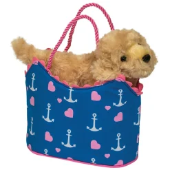Clearance Douglas Toys Anchor Heart Sassy Sak With Golden Retriever