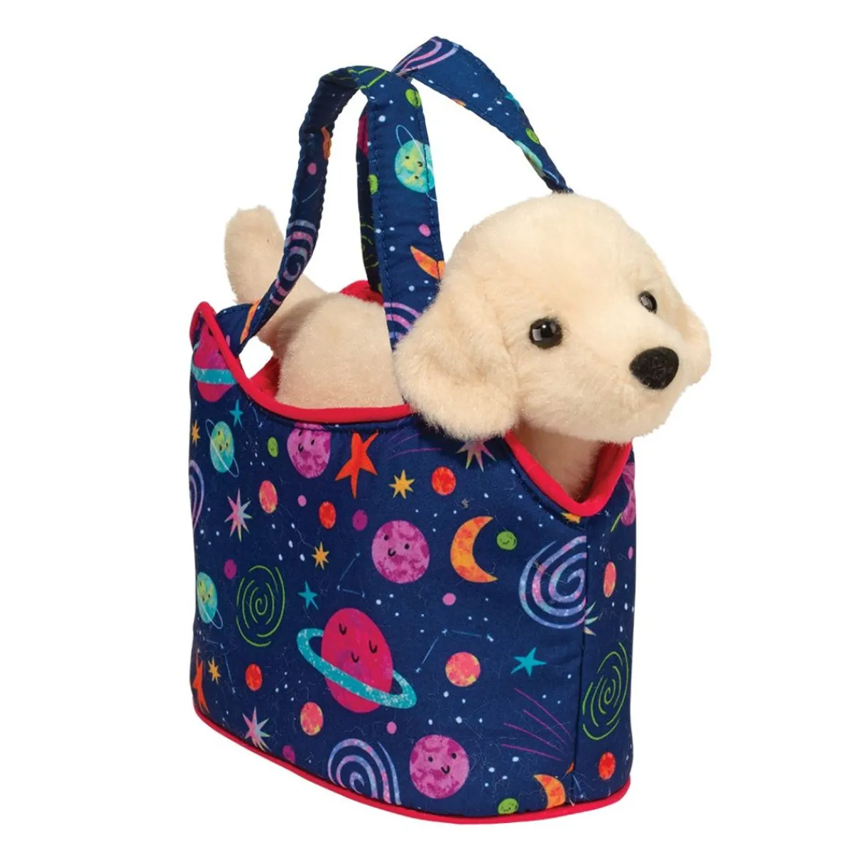Clearance Douglas Toys Cosmic Swirl Sassy Sak With Yellow Lab