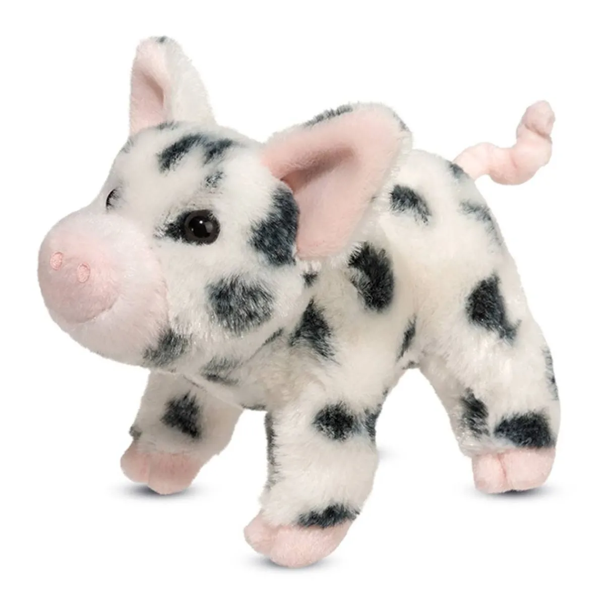 New Douglas Toys Leroy Black Spotted Pig