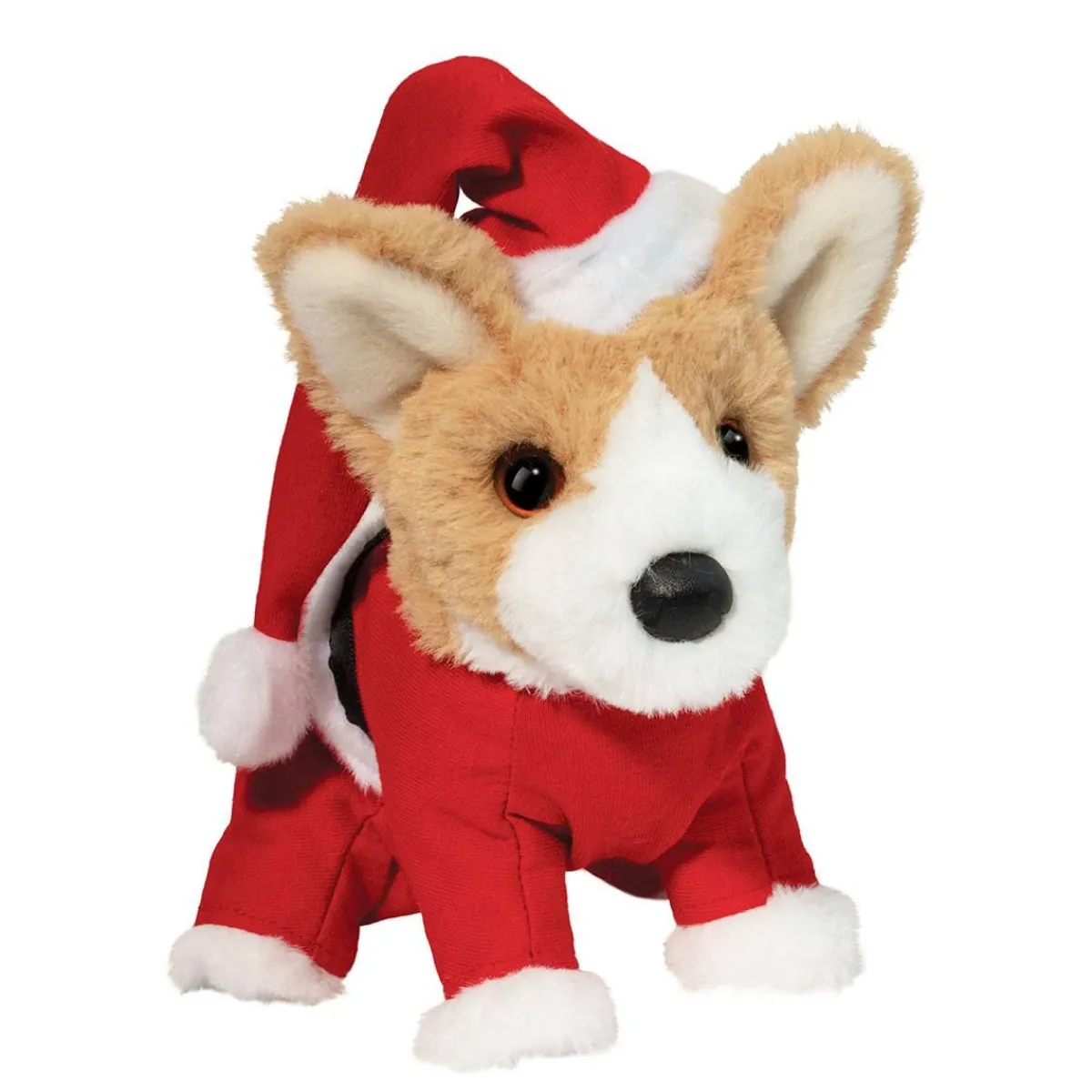Outlet Douglas Toys Mini Soft Corgi In Santa Suit