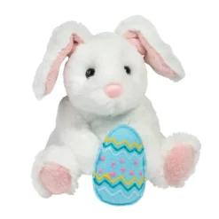 Clearance Douglas Toys Rosie White Bunny With Easter Egg