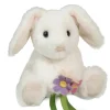Fashion Douglas Toys Rosie White Bunny With Flower Bouquet