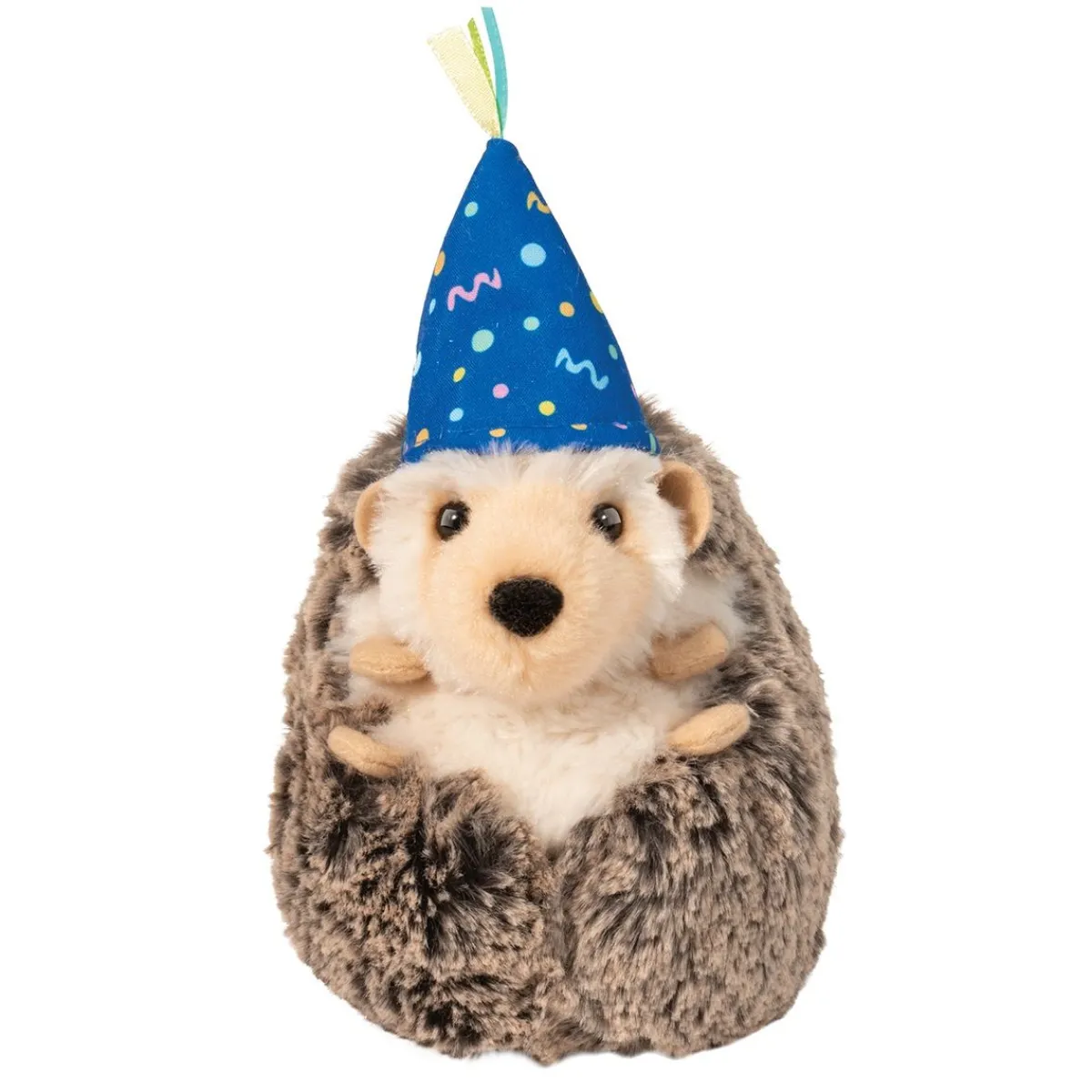 New Douglas Toys Spunky Hedgehog With Party Hat