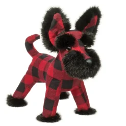 Clearance Douglas Toys Tartan Buffalo Plaid Scottie Dog