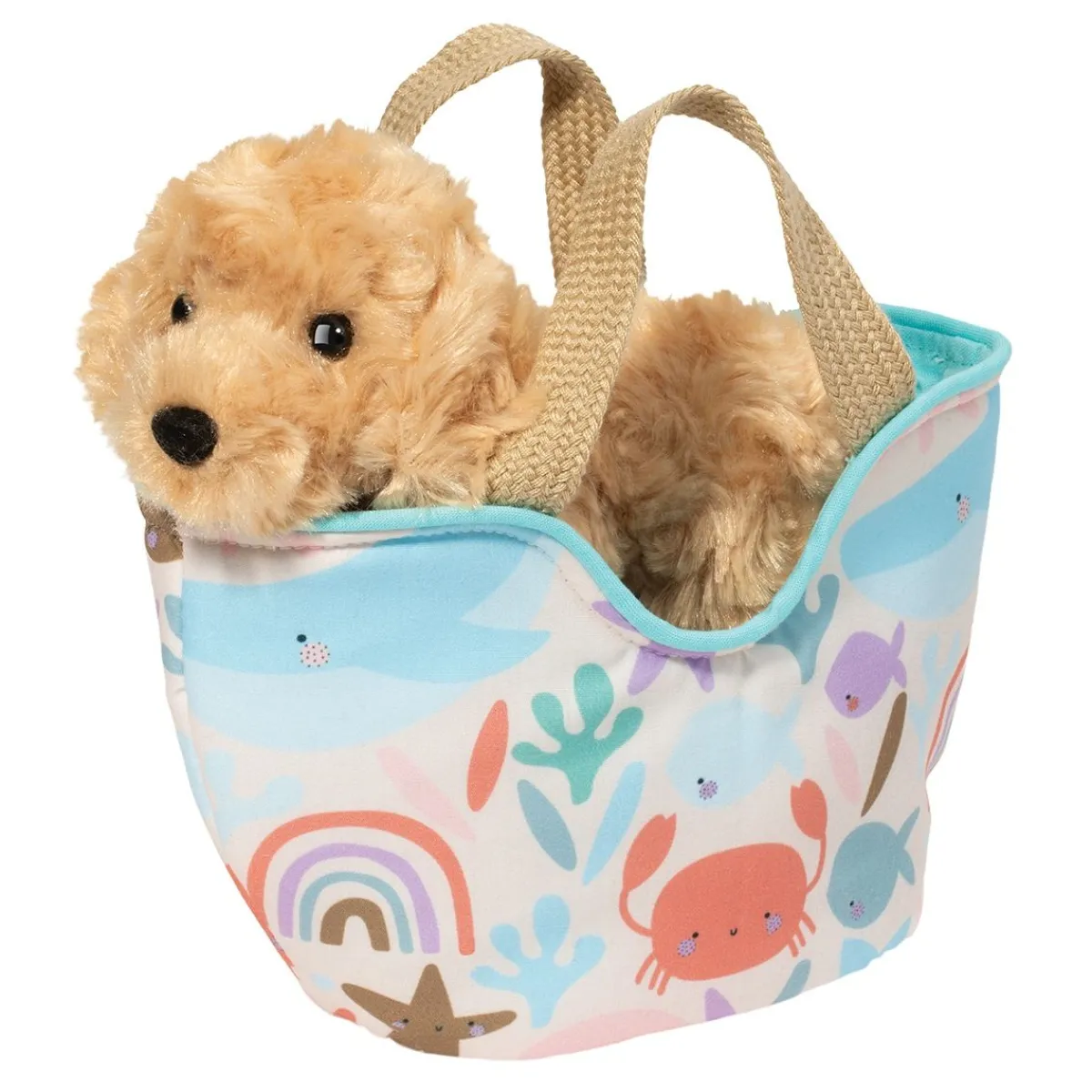 Clearance Douglas Toys Under The Sea Sassy Sak With Golden Retriever