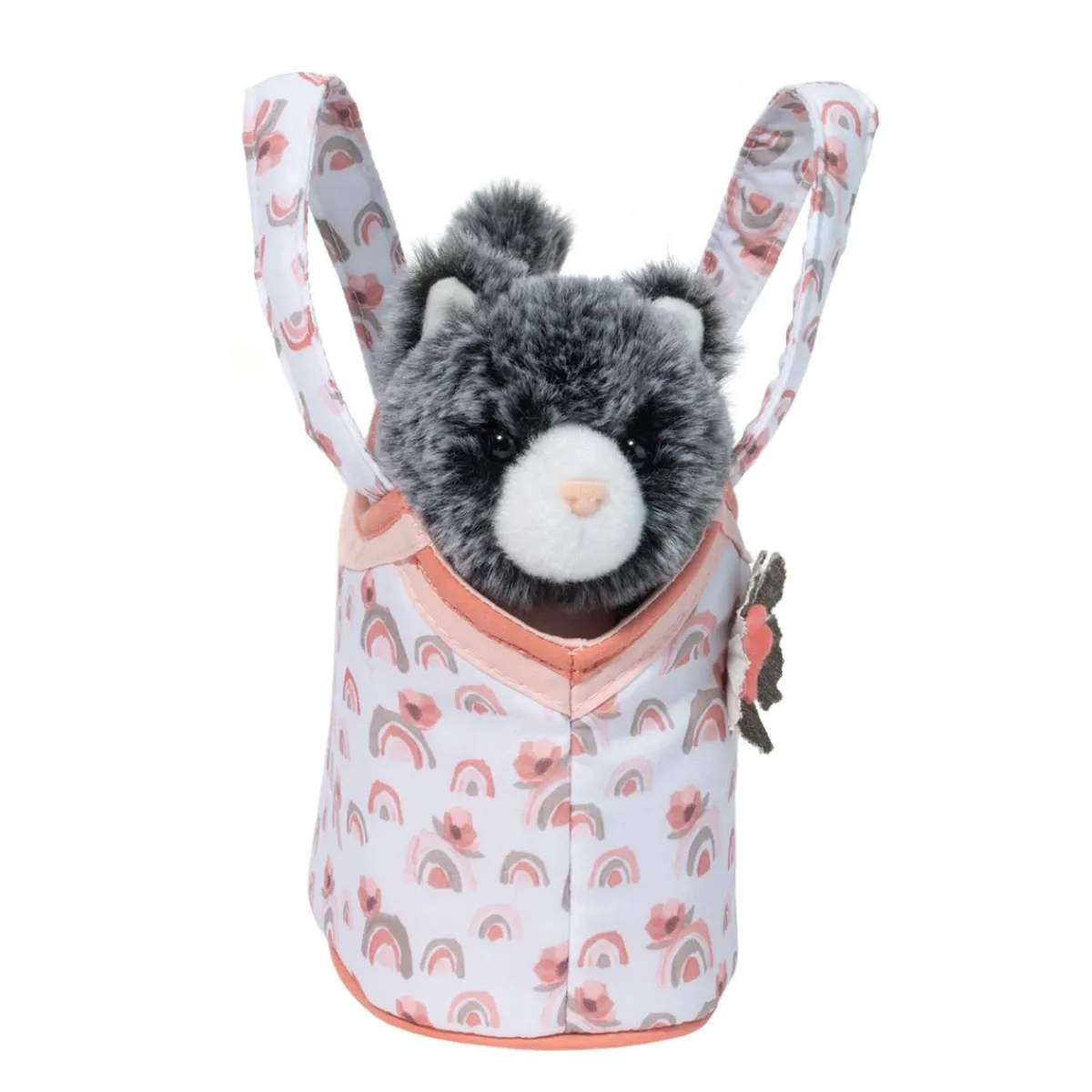 Sale Douglas Toys Watercolor Rainbow Sassy Sak With Gray Cat
